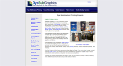 Desktop Screenshot of dyesubgraphics.com